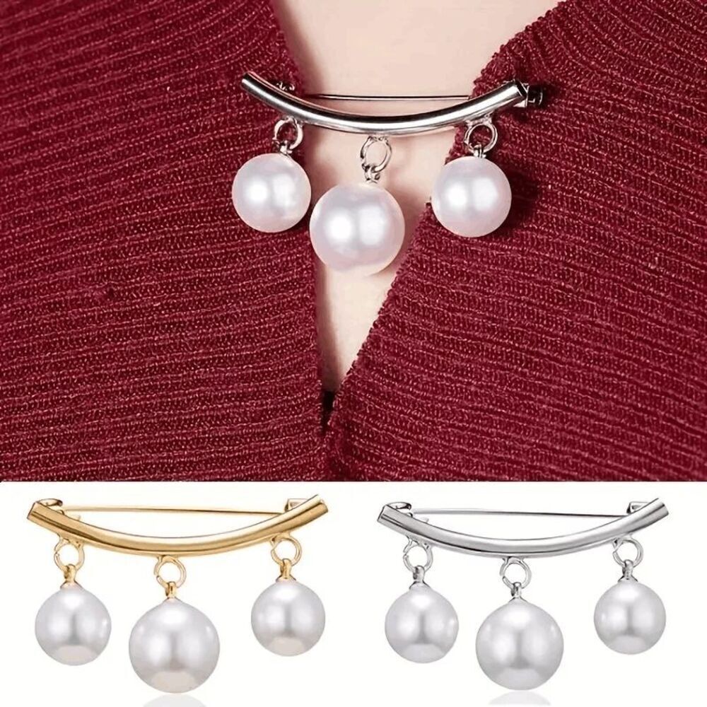 Pearl Pin Brooch - Picture 2 of 6